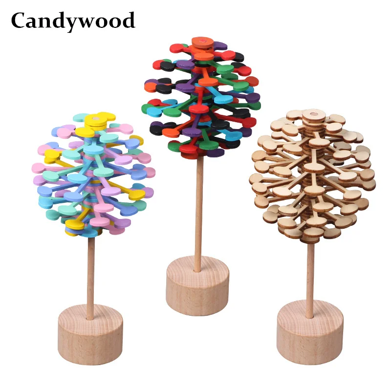 Candywood волшебная палочка с геликоном игрушка для снятия стресса вращающийся