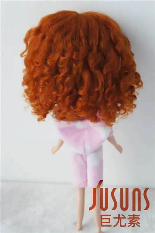 JD012 довольно курчавый BJD парик для куклы мохеровый в Размер 10-11 дюймов Блит кукла