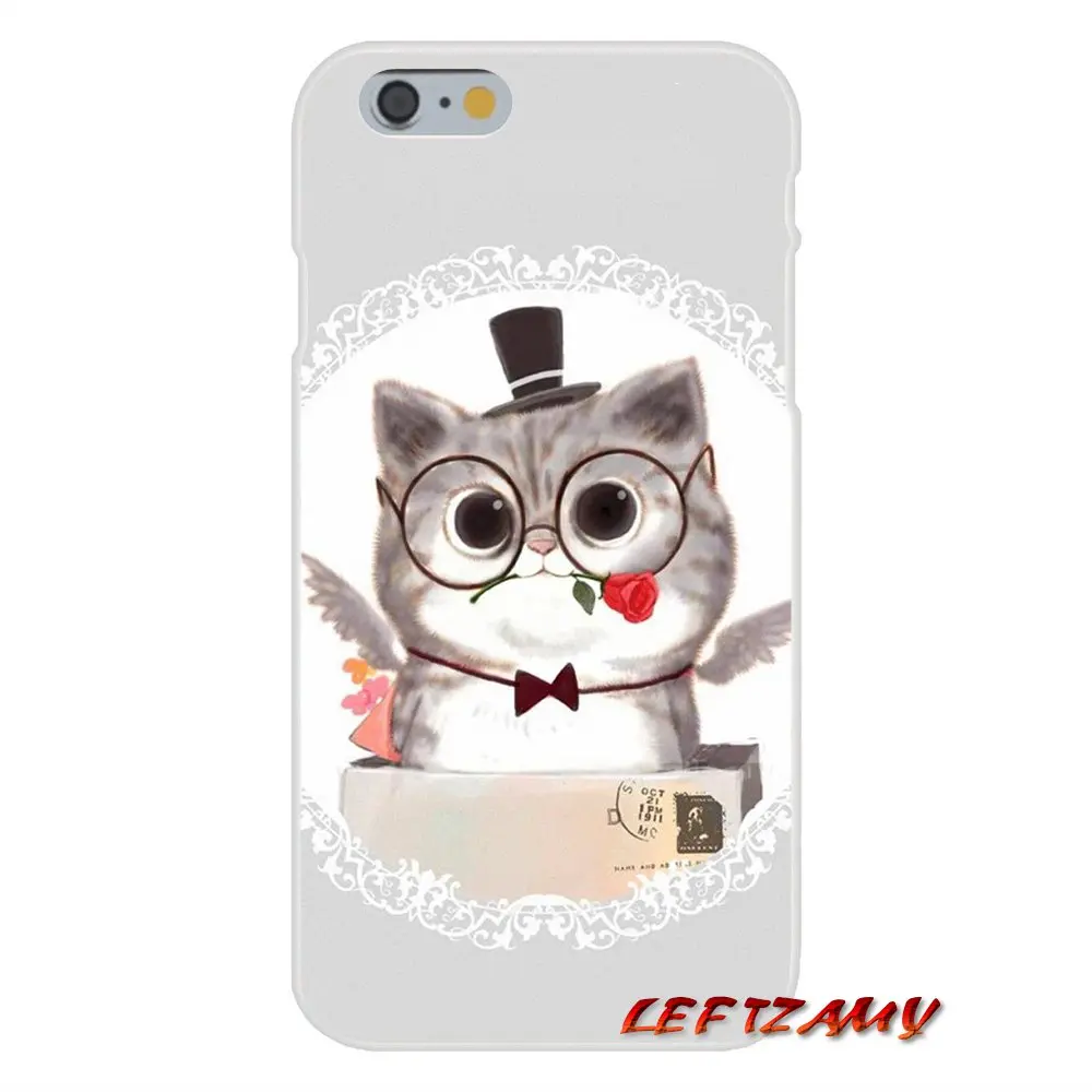 Аксессуары Чехлы для телефона Meow Милая кошка Huawei P Smart Mate Y6 Pro P8 P9 P10 Nova P20 Lite Mini 2017 |