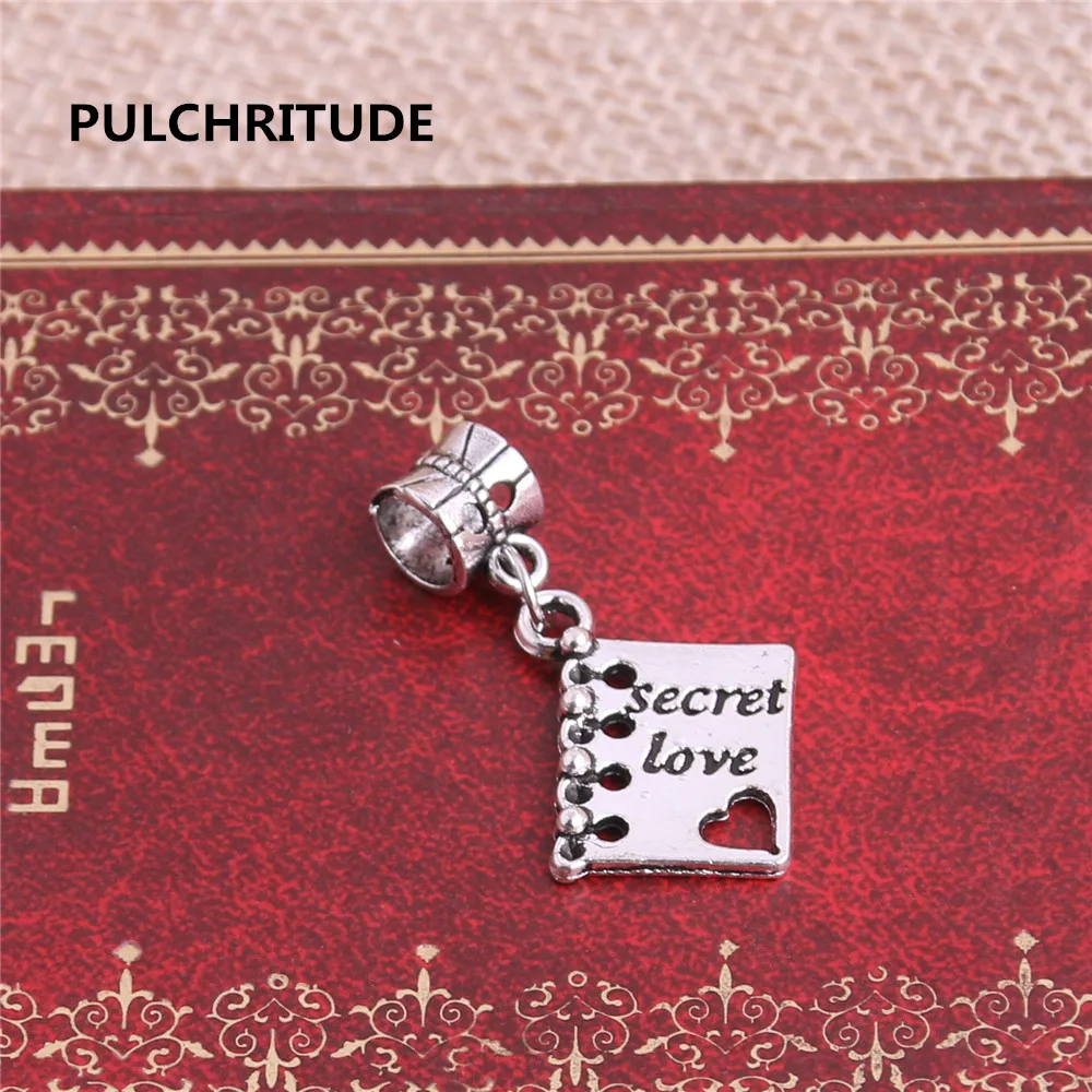 Бусины с большими отверстиями для изготовления ювелирных изделий серебристые