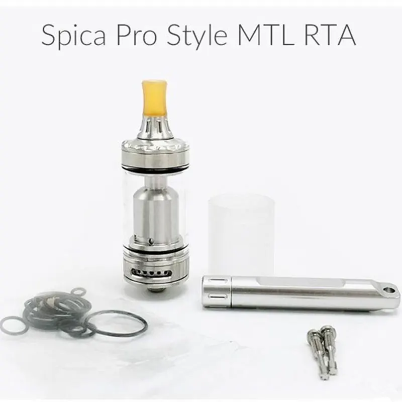 Медь Spica Pro Style MTL RTA 22 мм перестраиваемый бак емкость атомайзера 3 мл для 510