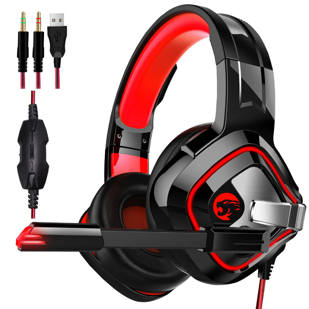 JOINRUN A66 PS4 игровая гарнитура шлем проводной 4D стерео наушники с гарнитурой