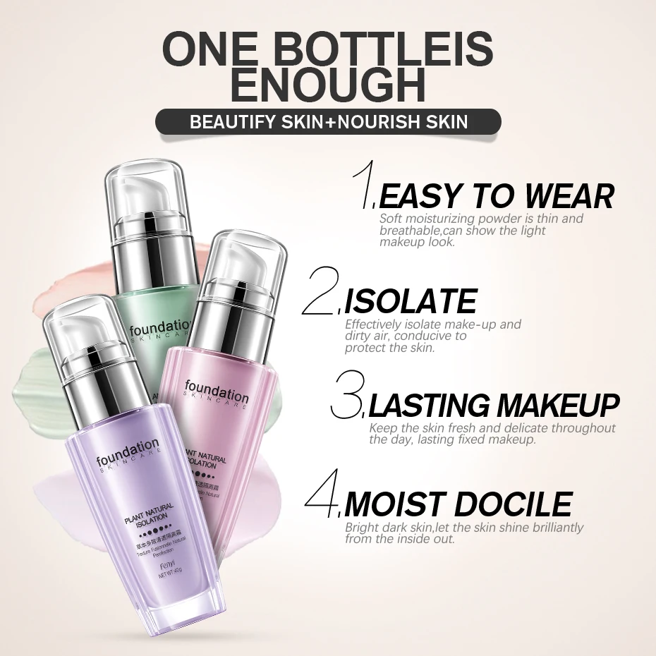 LAIKOU грунтовка основа для макияжа консилер 40 мл Крем осветления лица контроль