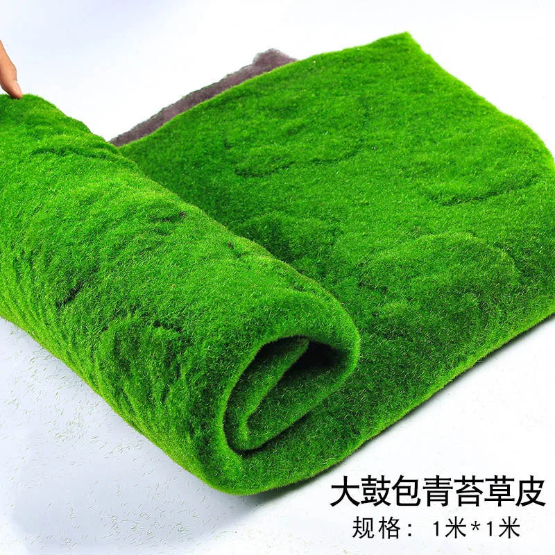 CHENCHENG, 1*1 м, искусственный газонный мох, коврик для моделирования растений, фон для стены, мох, искусственный газон, зеленое украшение для окон в помещении - Цвет: 3