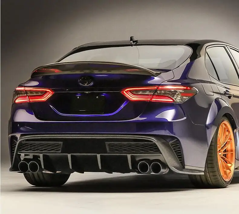 JIOYNG углеродное волокно заднего крыла багажника губ Большой спойлер для 18 19 Toyota