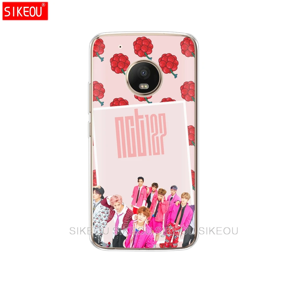 Силиконовый чехол для телефона Motorola Moto G6 G5 G5S Z2 Z3 PLAY PLUS X4 E4 E5 C NCT 127 Kpop Boys|Бамперы| |