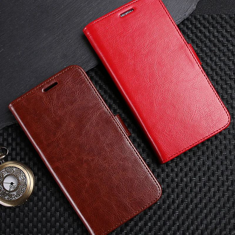 Роскошные crazy horse pattern кожаный чехол для телефона iPhone 7 8 plus плюс Ультра Тонкий Кожа