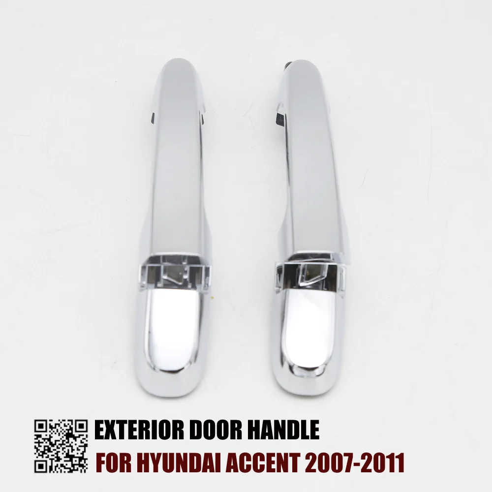 Хромированная задняя левая и правая наружная дверная ручка для HYUNDAI ACCENT 2007 2011 2008