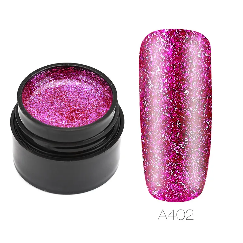 RFA402 ROSALIND Gel Nail Polish Set Shiny Platinum Nails Art For Manicure Poly Gel Lak UV Colors Top Base Coat Primer Hybrid Varnishes - Цвет: RFA402