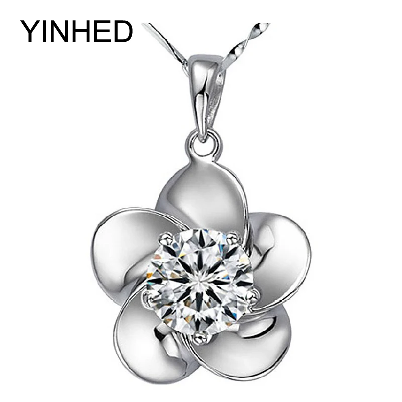 Новое поступление трендовая Элегантная подвеска принцессы с цветком фиолетовая