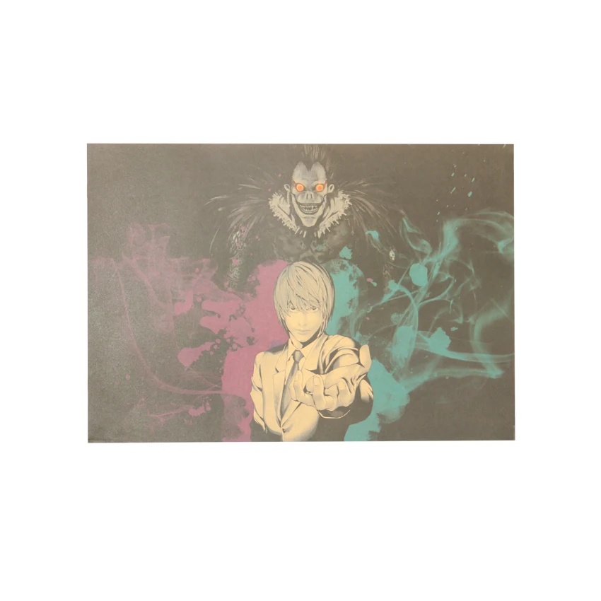 TIE LER знаменитые комиксы с надписью Death Note постер из крафтовой бумаги декоративная