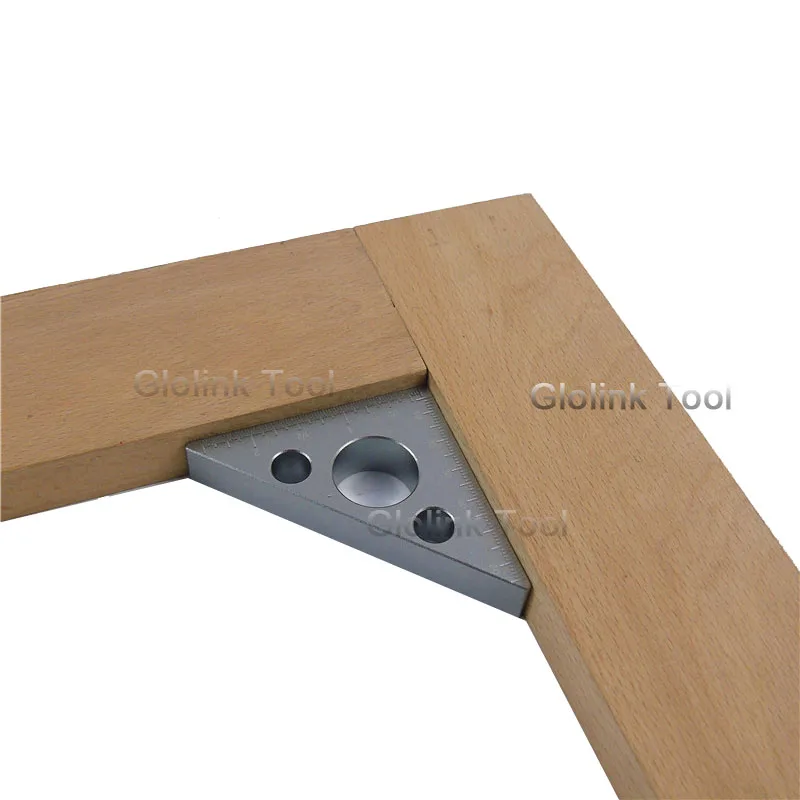 Carpenter Workshop Aluminum Inch Alloy 45 Degree Angle Ruler Triangle Woodworking Multifunction Tool | Инструменты