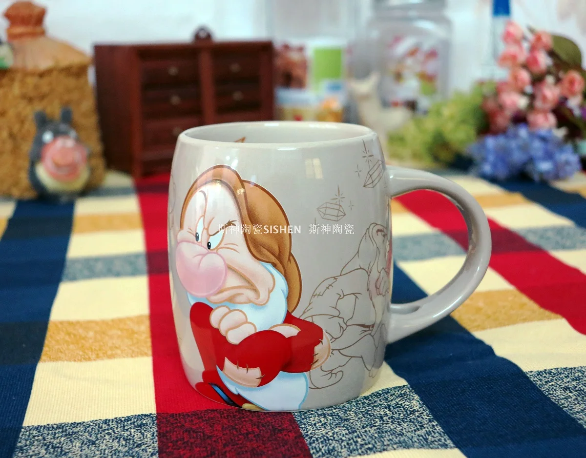 Микки Минни Розовый Тинкер семь Drawfs милый фарфор кофейная кружка чашка подарок на день рождения