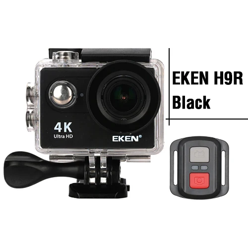 H9R Black Экшн-камера eken H9/H9R 4K 30FPS Ultra HD WiFi 2,0 170D подводный водонепроницаемый шлем видеокамера s go Спортивная камера extreme pro - Цвет: H9R Black
