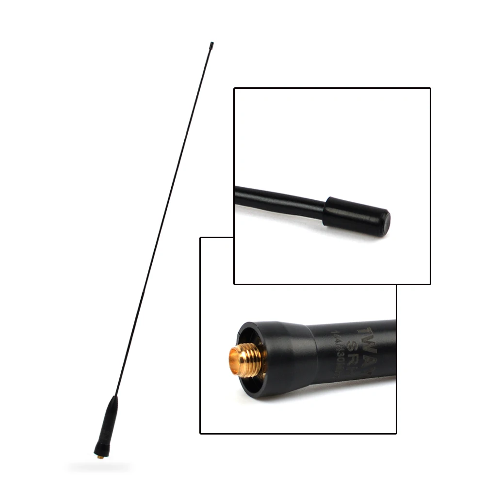 HYS SRH536 двухдиапазонный 430/144 МГц SMA-Female 10 Вт антенна для Kenwood TC-268 TC-270 TC-270S TC-268S