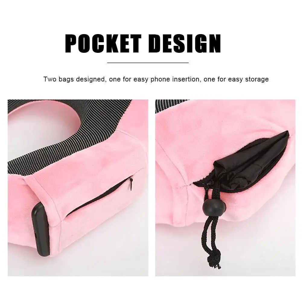 Хлопковая U образная подушка с молнией улучшенная дорожная Шейная Подушка