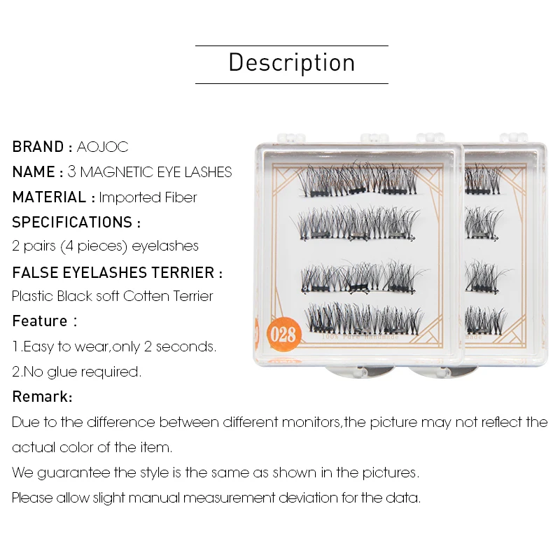 Magnetic Eyelashes Extension 3D on the magnet False eye lashes Handmade magnetic Lashes Natural Cross Makeup | Красота и здоровье