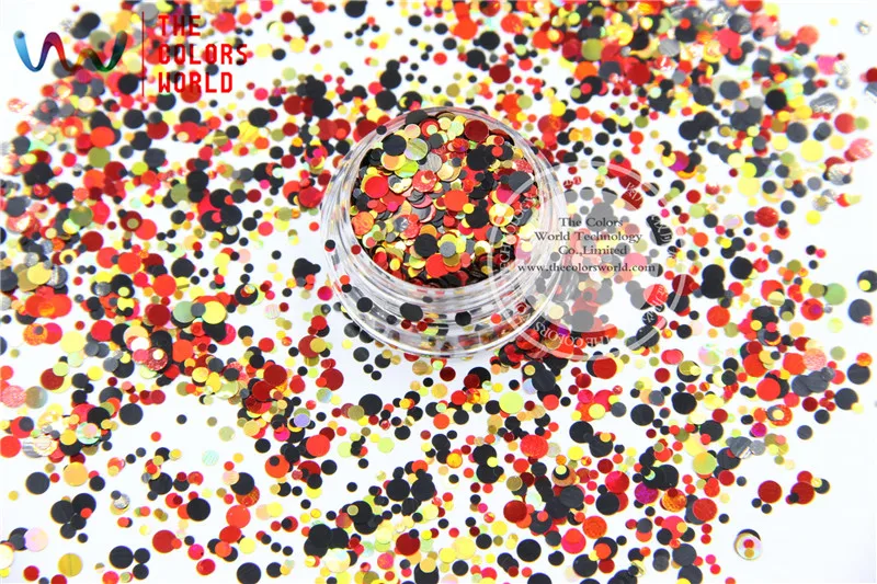Точечные фигуры разных цветов круглые Блестки для дизайна ногтей гель макияж и