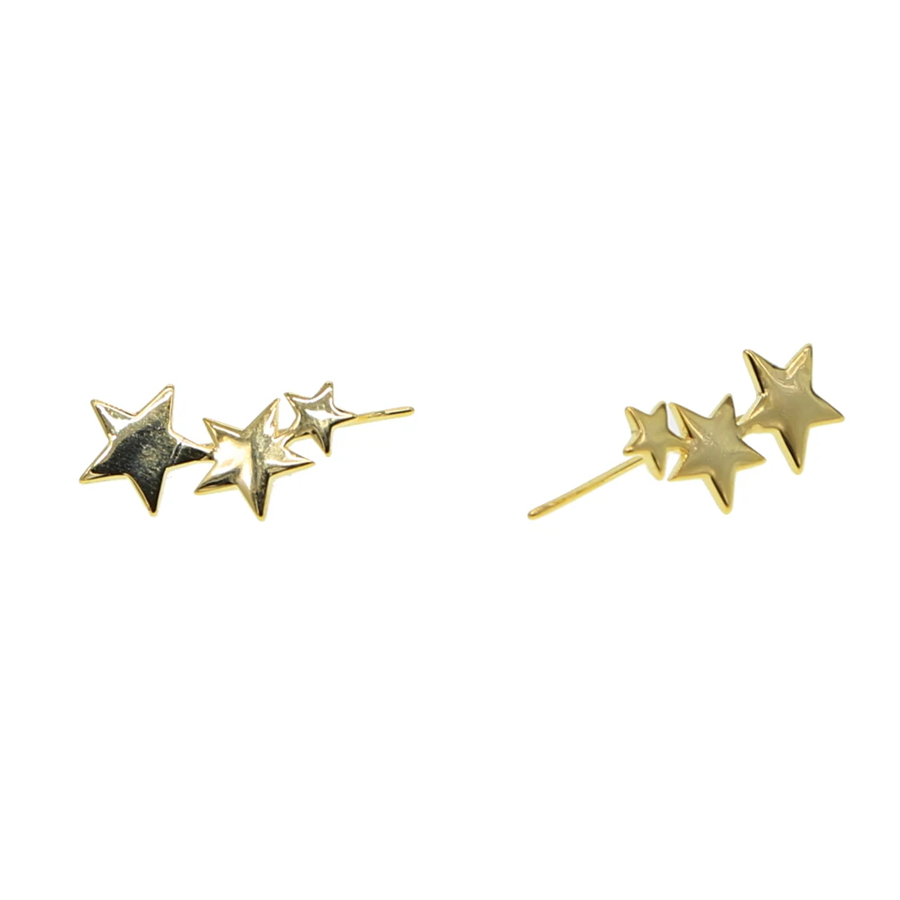Pure 925 Sterling Silver Earrings fashion Star Stud Earring for Women Wedding Party 2018 New Jewelry | Украшения и аксессуары