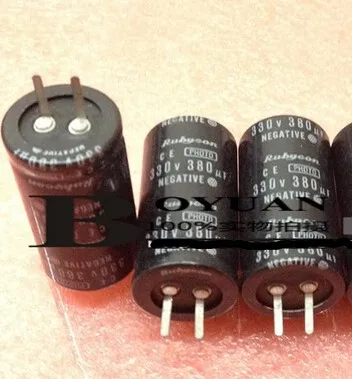 Низкая ESR 330 v 380 мкФ конденсатор фотовспышки 22*40 мм
