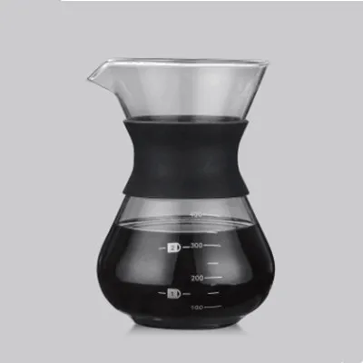 400ml No Filter Высокое качество, термостойкость Стекло Кофе чайник Кофе горшок эспрессо Кофе машина с сетчатый фильтр из нержавеющей стали горшок - Цвет: 400ml No Filter