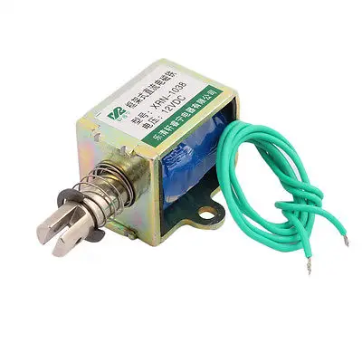 

XRN-1038 DC 12V/DC24V 1.22A 10mm Push Pull Type рама соленоидный Электромагнит