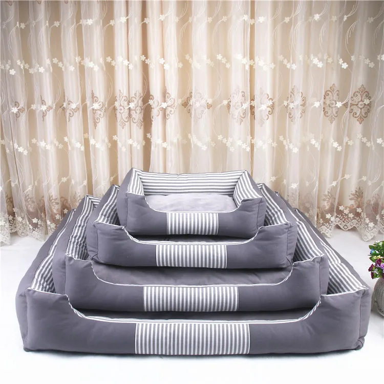 4 вида цветов зимние холщовые кровати для собак водонепроницаемая подошва