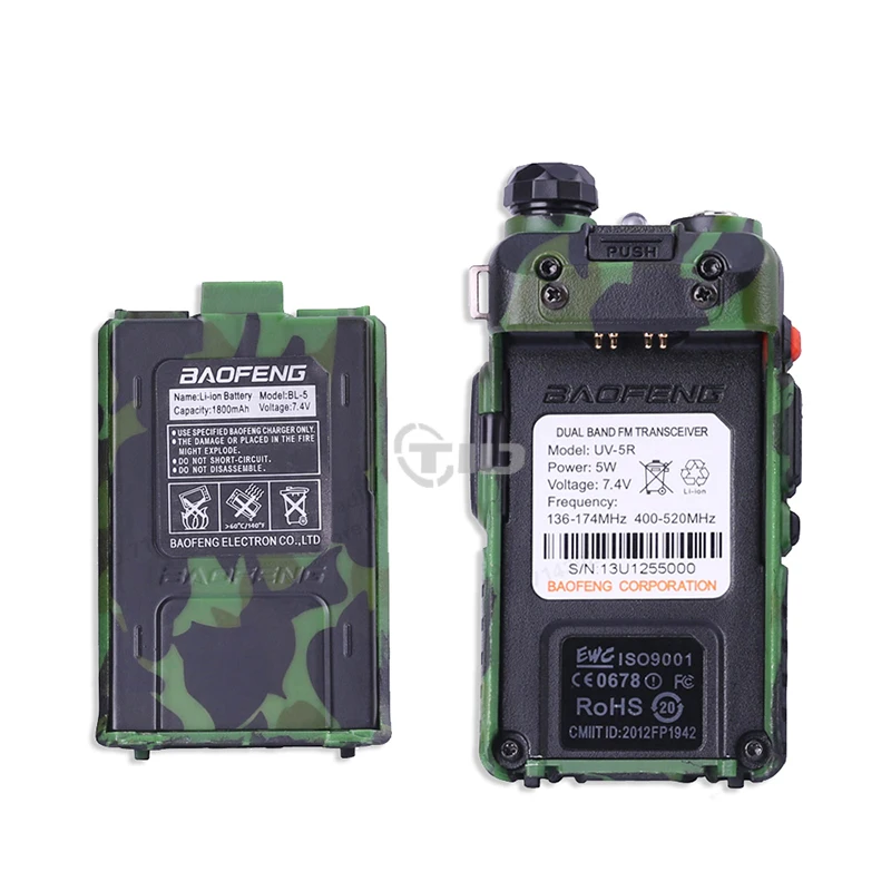 Baofeng рация UV-5R радиостанция 128CH УКВ двухстороннее радио СВ Портативный baofeng uv 5r радио для охоты uv5r Baofeng