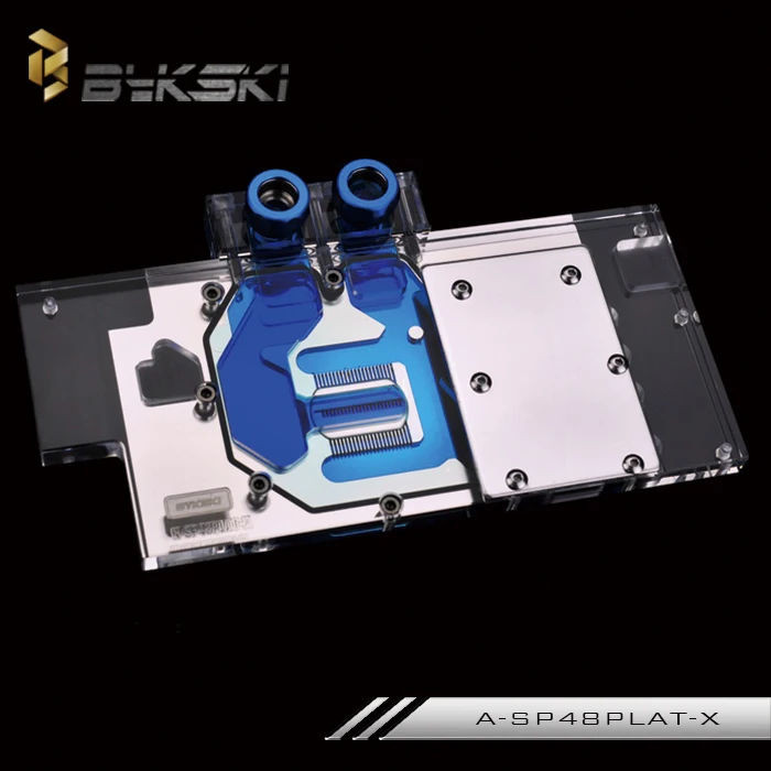 Блок водяного охлаждения Bykski A-SP48PLAT-X GPU для Sapphire Nitro + Radeon RX480 | Компьютеры и офис