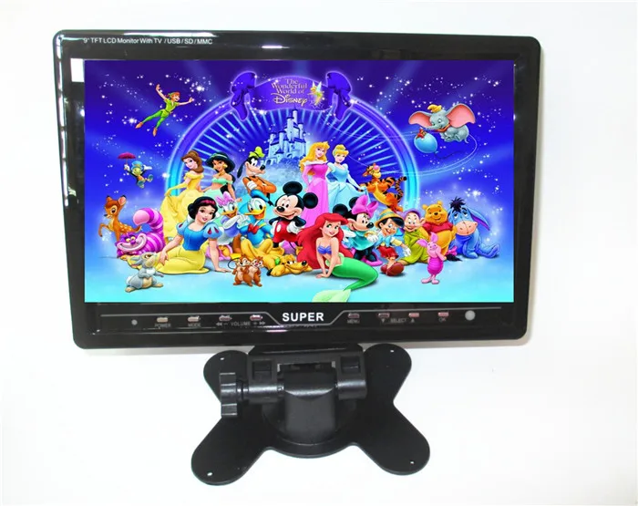 9 &quot дюймовый TFT супер тонкий автомобилей автомобильный жк-подголовник тв