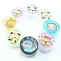 6pcs 2 in 1 cosmetic empty jar pot with mask stick eyeshadow makeup face cream lip balm container bottles beauty gift maquillaje