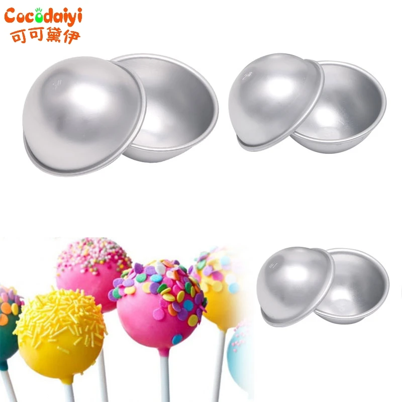 Шаровая алюминиевая полукруглая форма для ванной бомба торта Форма выпечки