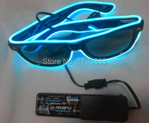 50 шт./лот звуковая музыка Голосовая активация светодиодные очки светящиеся