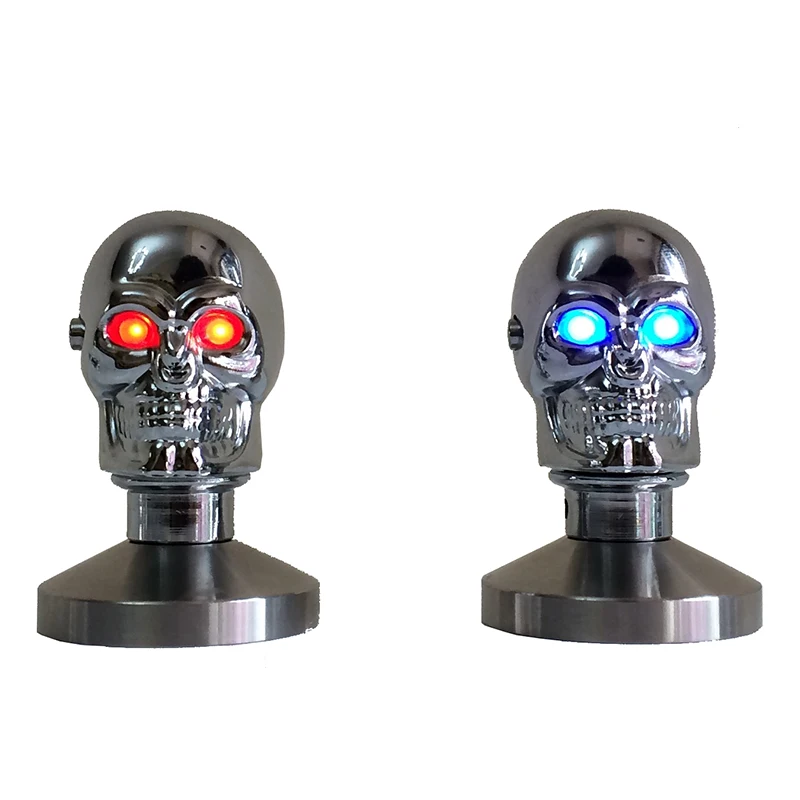 Тампер с черепами Feic 58 мм из нержавеющей стали для кофе тампер бариста пресс на