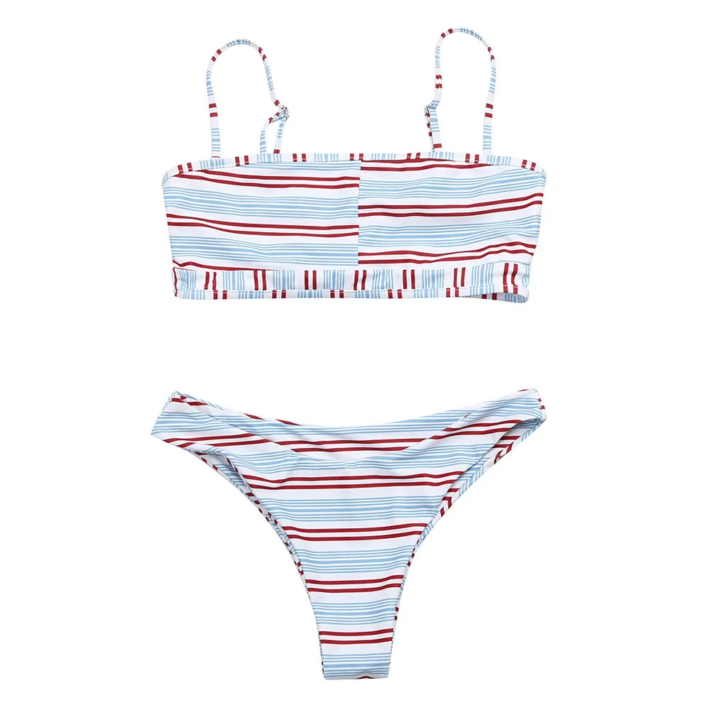 2018 купальники женские полосатые бикини пуш ап пляжная одежда biquini Bathingsuit 0 88| |
