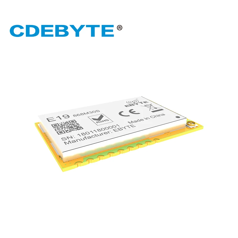 E19 868M30S Lora Дальний диапазон SX1276 868 МГц 1 Вт IPX штамп отверстие антенна IoT uhf