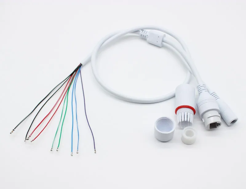 Модуль печатной платы для IP-камеры видеонаблюдения weatherpoof, кабель питания RJ45 «Мама» и «папа» постоянного тока, с клеммами (art.: 7aa44211f) - 7aa44211f