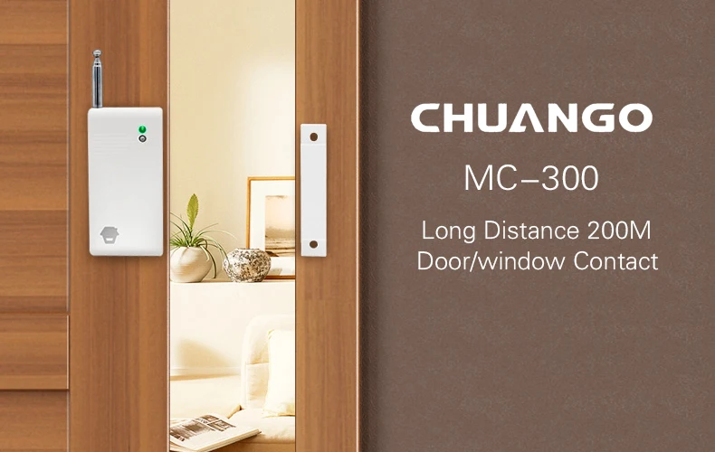 CWireless дверной детектор и датчик для chuango home secuirtys GSM PSTN 315 МГц сигнализация