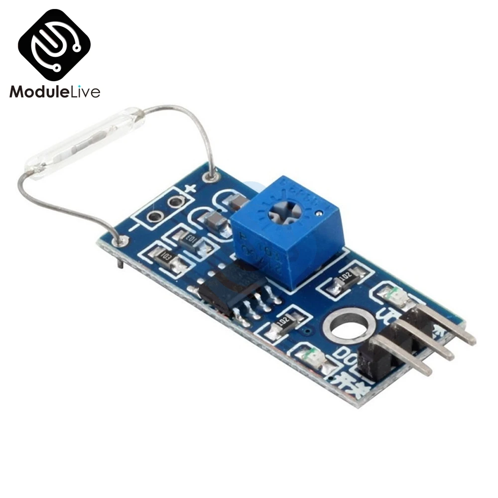 Модуль датчика с язычком 2 шт. магнетронный модуль язычковой переключатель