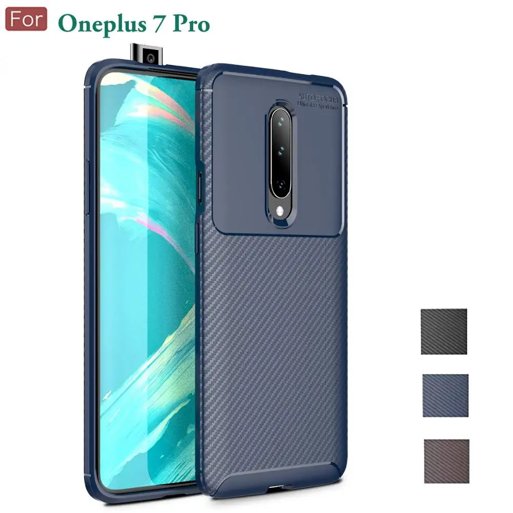 Чехол для OnePlus 7 Pro мягкий силиконовый чехол с защитой от царапин противоударный