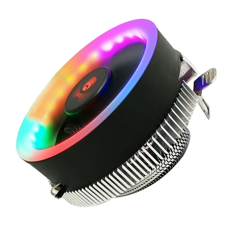 Kllisre PC CPU кулер вентилятор Радиатор LED апертура охлаждающий тихий радиатор для Intel