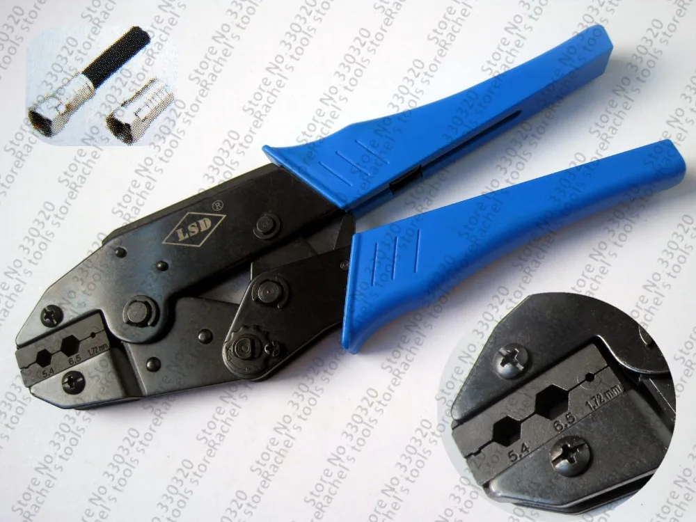 Коаксиальный обжим для обжима коаксиального кабеля соединители RG55 RG58 RG59 RG62