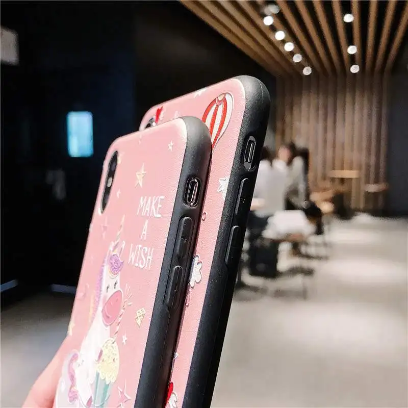 3D рельефный чехол для Samsung Галактики S10 плюс J4 J6 A30 A50 A7 A9 A3 A5 J7 J3 Note 4, 8, 9, S7 край S8 S9 плюс M10 M20 крышка