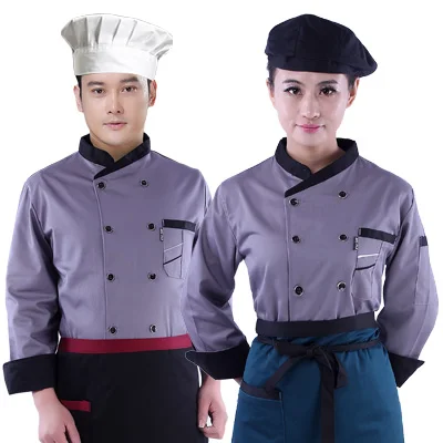 Одежда шеф-повара с длинными рукавами для женщин осенне-зимняя форма кухни
