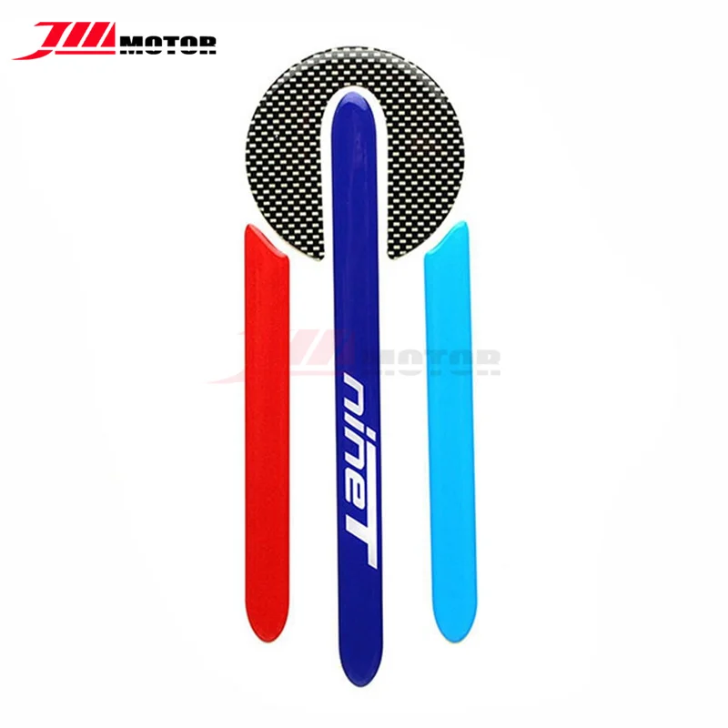 Motorcycle Carbon Fiber 3D Emblem Fule Tank Pad Protective Decal Sticker For BMW NineT R NINE T | Автомобили и мотоциклы