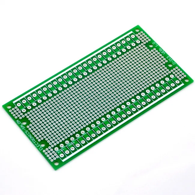 

Double-Side Prototype PCB,Universal Board, 137.4x72mm.