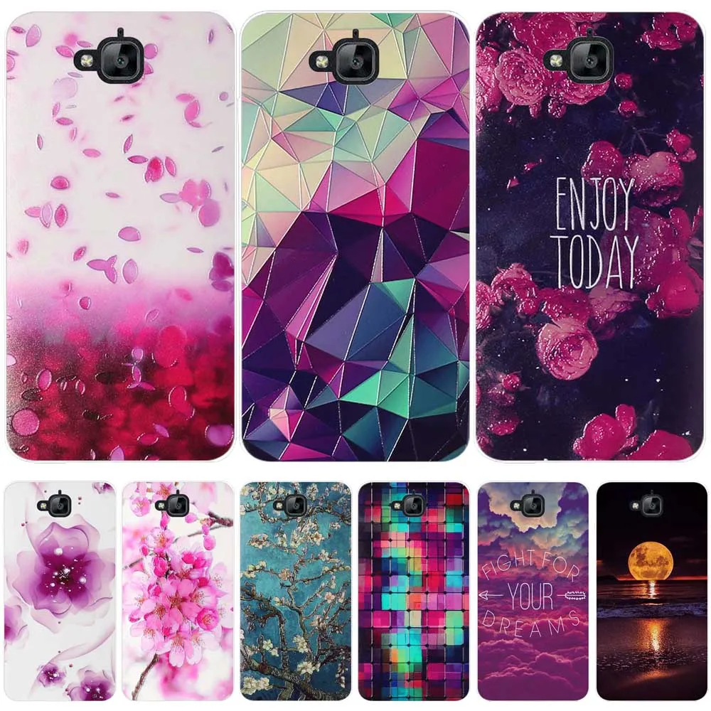 Чехлы для Huawei Y6 Pro чехол телефона с рисунком Honor 4C Enjoy 5 Holly 2 Plus 0 дюйма|case for huawei