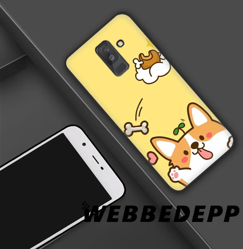 WEBBEDEPP корги мультфильм собака Мягкий ТПУ силиконовый чехол для Samsung Galaxy S10 S10e S9 S8