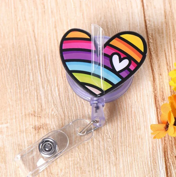 Оптовая продажа 30 шт./лот выдвижной Бейдж катушки для медсестер врачей бирка