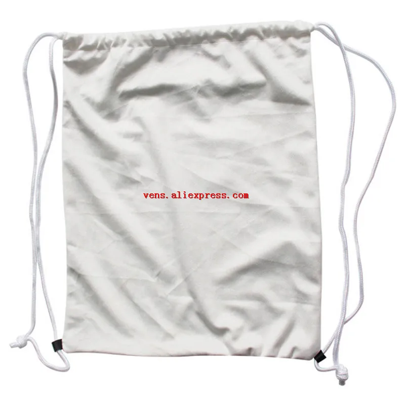 Сублимационные блестки пустой рюкзак веревка пучок карманные сумки для хранения